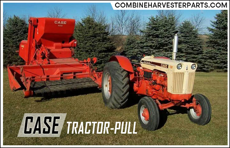 A tractor-pull combine harvester from CASE