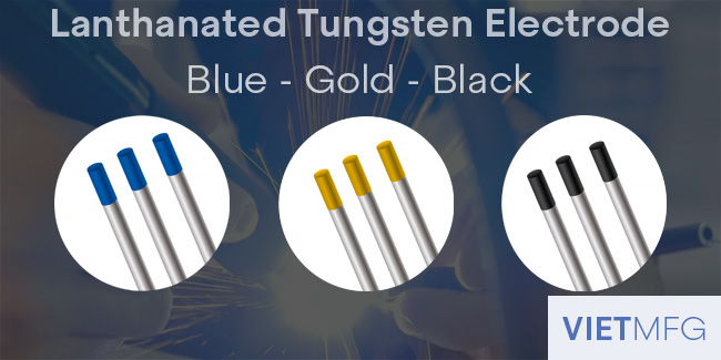 Lanthanated Tungsten Electrode (BLACK, GOLD, BLUE)