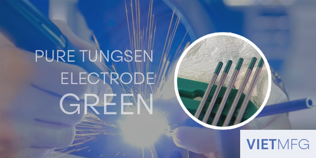 Pure Tungsten Electrode (GREEN)