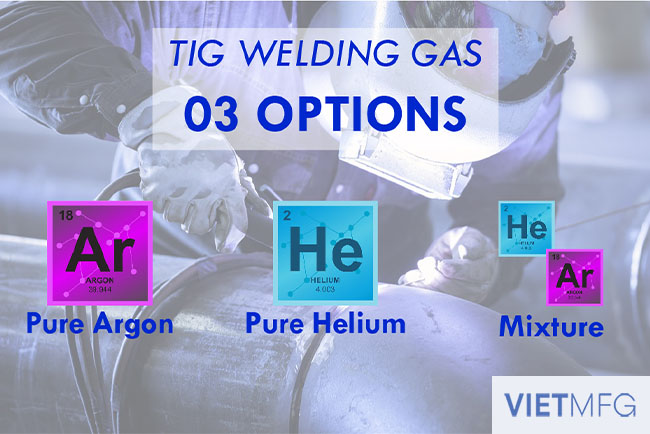 Three popular options of TIG Welding Gas